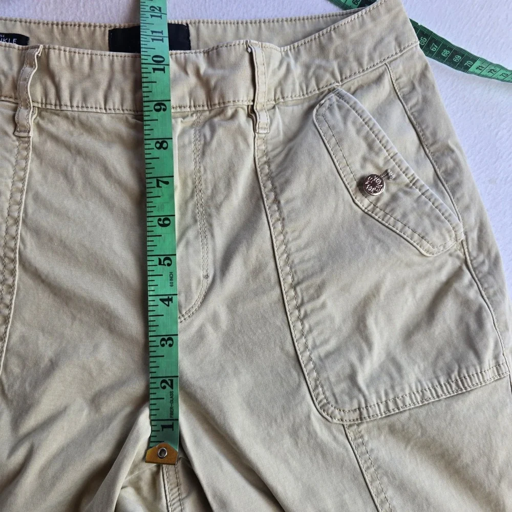 White House Black Market Pret-A-Jet High Rise Slim Ankle Khaki Utility Pants 8